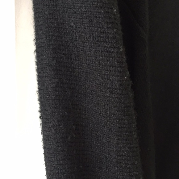 Blank NYC faux leather sleeve waterfall cardigan S - Picture 5 of 5